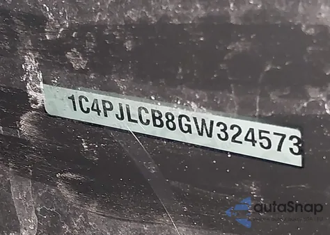 2016 Jeep Cherokee Latitude из США, поврежденный, VIN 1C4PJLCB8GW324573